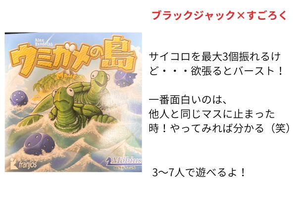 ブラックジャック × すごろく、ウミガメの島